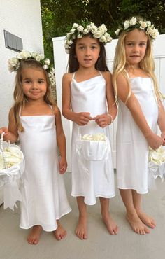 Dress up your little one in pretty style with the Little Verona Dress. This cowl neck dress is just like mama's Verona, with adjustable straps. Yellow Flower Girl Dresses, Baby Wedding Outfit, Flower Girl Outfits, Rehearsal Dinner Outfits, Girls Bridesmaid Dresses, Maternity Bridesmaid Dresses, Satin Flower Girl Dress, Girls Attire, Bridesmaid Colors