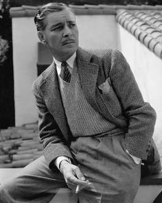 30s Fashion Men, 1930s Mens Fashion, 1940s Men, 1940s Mens Fashion, Ronald Colman, Der Gentleman, Hollywood Men, Vintage Mens Fashion, Vintage Suits