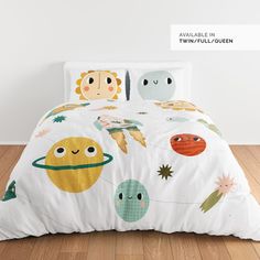 At The Dog Park Bedding by Rookie Humans Space Themed Bedroom, Big Kid Bed, Space Explorer, Full Bedding Sets, Perfect Bedding, Twin Bed Sets, Duvet Covers Twin, Full Bed, Crib Sheets