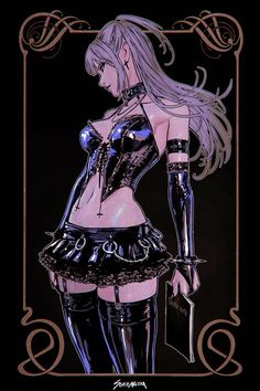 Manga Background, Manga Fashion, Kuchiki Byakuya, Misa Amane, Anime Fashion, Idee Cosplay, Gothic Anime, Beautiful Dark Art, Fete Anime