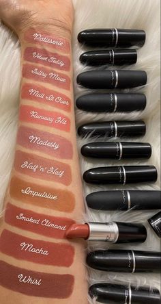 Smoked Almond Mac Lipstick, Powder Kiss Lipstick Mac, Mac Lipstick Mull It Over, Mac Down To An Art Lipstick, Mac Lipstick Thanks Its Mac, Mac Half N Half Lipstick, Mac Teddy Lipstick, Mac Impulsive Lipstick, Mac Runway Hit Lipstick