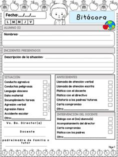 a spanish language worksheet with pictures and words on the page, which includes an image