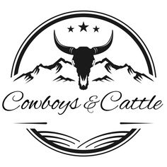 the logo for cowboys and cattle