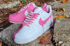 Nike Shoes Women Fashion, Custom Shoes Diy, Diy Sneakers, Custom Air Force, Nike Fashion Shoes, Custom Nike Shoes, All Nike Shoes, Custom Air Force 1, Nike Air Shoes