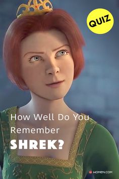 If Shrek was your all-time favorite film, then you definitely need to take this quiz! How well do you remember this beloved film? Find out now! #ShrekQuiz #Shrek #Shrekmovie #Shrekcharacters #princessfiona #ogre Shrek Trivia, Quiz Disney, Quizzes For Kids, Disney Names, Disney Quizzes, Disney Quiz, Princess Fiona, Shrek