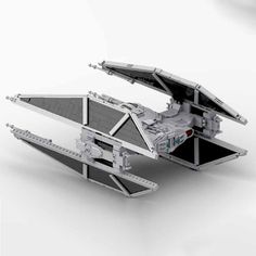 a model of a star wars vehicle with its door open