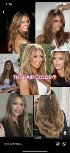 Jessica Alba Hair Color, Ash Blonde Hair Balayage, Jessica Alba Hair, Curled Hairstyles For Medium Hair, Summer Blonde Hair, Honey Hair Color, Wine Hair, Brown Hair Looks