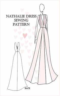 the sewing pattern for a haltle dress