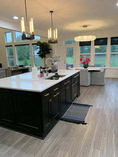 the kitchen is clean and ready for us to use in its new owner's home