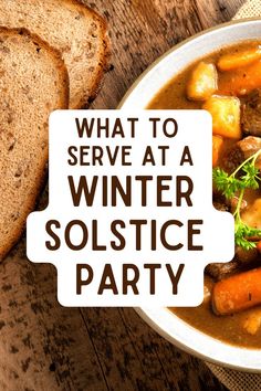 what to serve at a winter solstic party