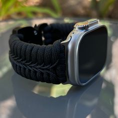 "Handcrafted with 100% Nylon Paracord \"MADE IN USA\".   Our Products include:    ➖Custom handcrafted watch bands \"According to You\". No matter how small or big your wrist size, we will craft your perfect fitting band (wrist size picture measurement required).  ➖Variety of styles to choose from. You may order your band \"As pictured\", or feel free to request changes. If you don't see your favorite style in our page or watch category yet, please contact us and we can discuss your options.  ➖Variety of buckles or clasps (Prices may vary).  ➖FREE FIRST CLASS USPS SHIPPING FOR DOMESTIC U.S. ORDERS (Includes U.S. Military APO/FPO Address Overseas).  Please, refer to policies for handcrafting time frames https://www.etsy.com/shop/Cording2U#policies. These may vary month to month depending on Paracord Apple Watch Band, Apple Watch Bands Men, Apple Ultra Watch Bands, Apple Watch Ultra Bands, Apple Watch Bands Mens, Apple Watch Men, Paracord Watch, Apple Watch バンド, Handmade Watch Bands