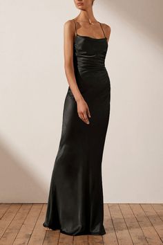 La Lune Lace Back Maxi Dress | Black | Dresses | Shona Joy – Shona Joy International Shona Joy La Lune, Silk Lace Dress, Shona Joy, Maxi Dress Black, Silk Touch, Maxi Dress Wedding, Lace Dress Long, Black Maxi, Lace Back