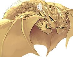 a drawing of a dragon with its eyes closed