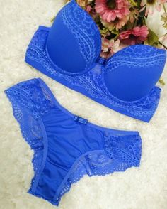 Lingerie Inspiration, Blue Lingerie, Lace Lingerie Set, Bra And Panty Sets, Lingerie Collection