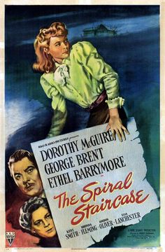 an old movie poster for the film, the soirer's starcase