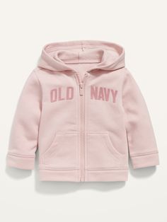 Available exclusively online and at Old Navy Outlet stores.  This logo zip hoodie is totally classic and unisex too.  Wearable & shareable for baby girl and baby boy.  Built-in hood.  Long sleeves, with banded cuffs.  Full-length zipper from hem to c Cute Baby Clothes Newborn, Baby Hoodies, Fashionable Baby Clothes, Navy Hoodie, Baby Fits, Baby Hoodie, Navy Baby, Front Hand, Baby Jacket