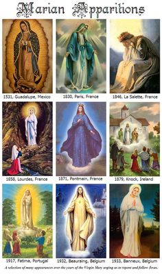 Marian Apparitions Mary Apparitions, Heavenly Mother, Catholic Beliefs, Santi Cattolici, Maria Magdalena