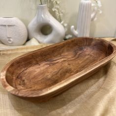 Indulge in the timeless charm of our handcrafted wood bowls. Whether you need a serving bowl, salad bowl, or a centerpiece for your living room or kitchen, our hand-carved wooden bowls are the perfect choice.  Crafted with care from natural wood, these bowls make an ideal gift for housewarmings, birthdays, or any occasion. Explore the beauty of handcarved wood and discover the perfect bowl for your needs today! -------------------------------------------- Dimensions- Top Diameter: 22 Inches Base Wooden Dough Bowl Fall Decor, Dough Bowl Fall Decor, Bowl Centerpieces, Rustic Wood Bowl, Hand Carved Wooden Bowls, African Pottery, Carved Bowl, Carved Wooden Bowl, Wooden Dough Bowl