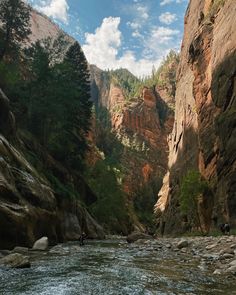 Zion Narrows Hike, Zion Narrows, Outside Aesthetic, The Narrows, Ocean Travel, Adventure Aesthetic, Pretty Landscapes, Mountain Travel, National Park Service