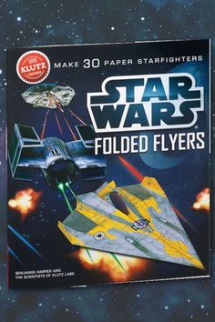 the book cover for star wars folded flyers