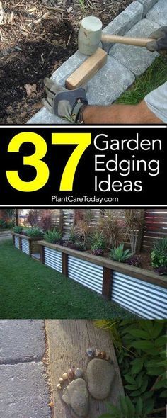 garden edging ideas that are easy and cheap