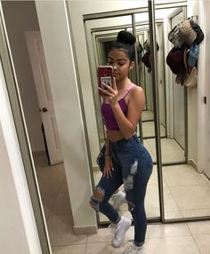 @baabyemmiillyy Trendy Outfits, Tank Outfit, Cool Hoodies, Baddie Outfits, Outfits Casuales, Cute Casual Outfits