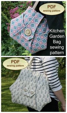 the sewing pattern for this purse is easy to sew