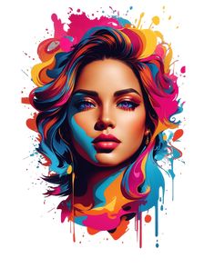 Art Fashion Clothes, Tea Dresses, Abstract Girl, Color Drawing Art, Editorial Art, Colorful Oil Painting, Love Animation Wallpaper, Portrait Photography Women