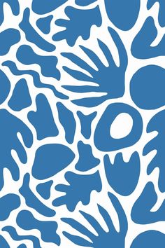 a blue and white animal print background