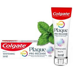 Colgate Total Plaque Pro-release Whitening Toothpaste - 3oz : Target Mint Toothpaste, Healthy Teeth And Gums, Swollen Gum, Dentist Visit, Teeth Whitening Toothpaste, Gum Health, Whitening Toothpaste, Healthy Smile, Teeth Care