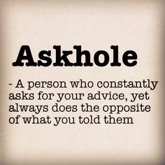 the words askhole written in black on a white background