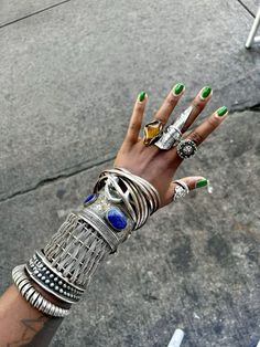 Trend Prediction, Mind Dump, Maximalist Jewelry, Artsy Jewelry, Multiple Rings, Chunky Jewelry