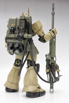 1/100 Zaku I Sniper - Custom Build - Gundam Kits Collection News and Reviews Big Robot, Gundam Unicorn, Cross Silhouette, Big Robots, Android Robot, Frame Arms