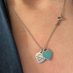 Brand New Blue Tiffany Necklace, Tiffany And Co Aesthetic Necklace, Please Return To Tiffany Necklace, Tiffany And Co Gold Necklace, Tiffany Necklace Layering, Tiffany Necklace Aesthetic, Tiffany And Co Aesthetic, Silver Tiffany Necklace, Tiffany Co Necklaces