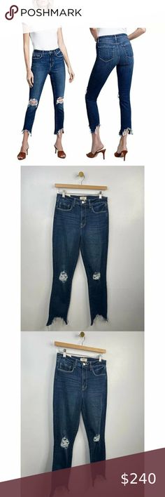 L'Agence High Line High Rise Skinny Denim Jeans Vintage Destruct Size: 27 NWT Comfy Casual, Jean Vintage, High Line, Classic Chic, Jeans Denim, Denim Jeans, Levi Jeans, Outfit Inspo