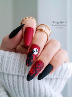 creepy nails, halloween nails, halloween nail designs, halloween nail art, nail designs, nail art, spooky nails, spooky halloween nails, creepy halloween nails, scary nails, nails, nail designs, Ig Nails, Halloween Nail Art Tutorial, Nail Growth Tips, Grow Nails Faster, Halloween Acrylic, Food Nails, Cute Halloween Nails, Weak Nails, Siren Song