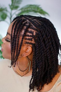 30 Short 4C Hairstyles: Effortless Chic For Natural Hair | Lookosm Flat Twist Front Of Hair, Medium Short Black Hairstyles, Cornrows 4c Natural Hair, Flat Twist Styles Short Hair, Microloc Twist, Cute Cornrow Hairstyles For Natural Hair, Flat Twist Hairstyles Natural Hair, Natural Cornrow Hairstyles Short Hair, Natural Hair Twists Short