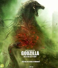 godzilla movie poster with the words godzilla desolation