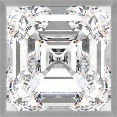 an image of a white and grey diamond