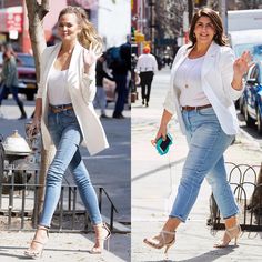 Katie Sturino é superfun e te prova que dá para se inspirar no street style das famosas. Dress Like Celebrity, Star Wars Outfit, Plus-koon Muoti, Steal Her Style, Casual Day Outfits, Fashion Blogger Style, Chrissy Teigen