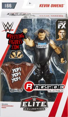 Kevin Owens - WWE Elite 66 WWE Toy Wrestling Action Figure Umaga Wwe, Alberto Del Rio Wwe, Page Wwe, Santino Marella, Jack Swagger, Zack Ryder, Randy Orton Wwe