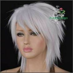 Pin by Maureen Fox on Hair ideas | Rocker hair, Razored haircuts, Edgy hair Emo Hair, Razored Haircuts, Rocker Hair, Short Scene Hair, Funky Hair, Sassy Hair, Edgy Hair, Funky Hairstyles, Haircut And Color