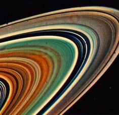 an image of the planet saturn taken from space