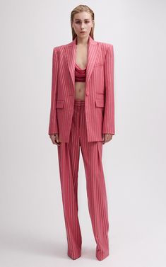 Androgynous Outfits, Androgynous Fashion, Spring Summer 2024, Pink Outfits, 2024 Collection, Boss Babe, Summer 2024, Moda Operandi