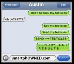 an image of texting that reads, this is an autocorrect fail