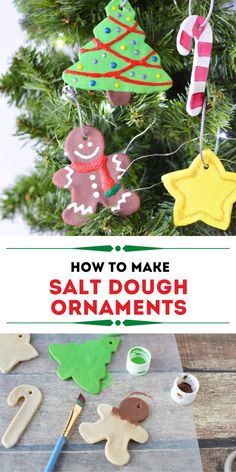 how to make salt dough ornaments for christmas tree