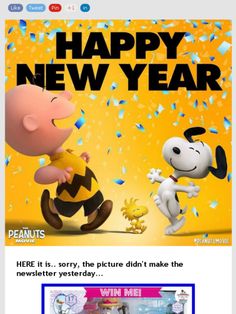 the peanuts movie happy new year