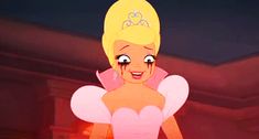 an animated image of princess aurora from the disney movie