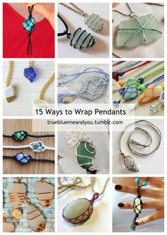 the cover of 15 ways to wrap found objects, including necklaces and bracelets