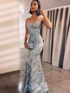 Sheath/Column Sequin V-neck Sleeveless Sweep/Brush Train Dresses Dress Prom, Formal Dress Party, Sequin Mermaid Dress, Long Evening Dress, Prom Dress Inspiration, Wedding 2024, Vestidos Prom, Photo Edited, Dresses Elegant